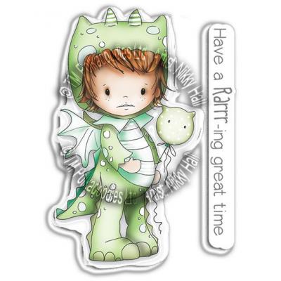 Polkadoodles Clear Stamps - Dragon Dress Up